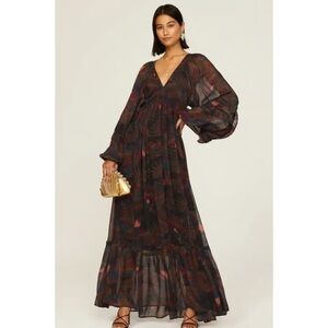 Farm Rio Borogodo Toucan Gown maxi - large